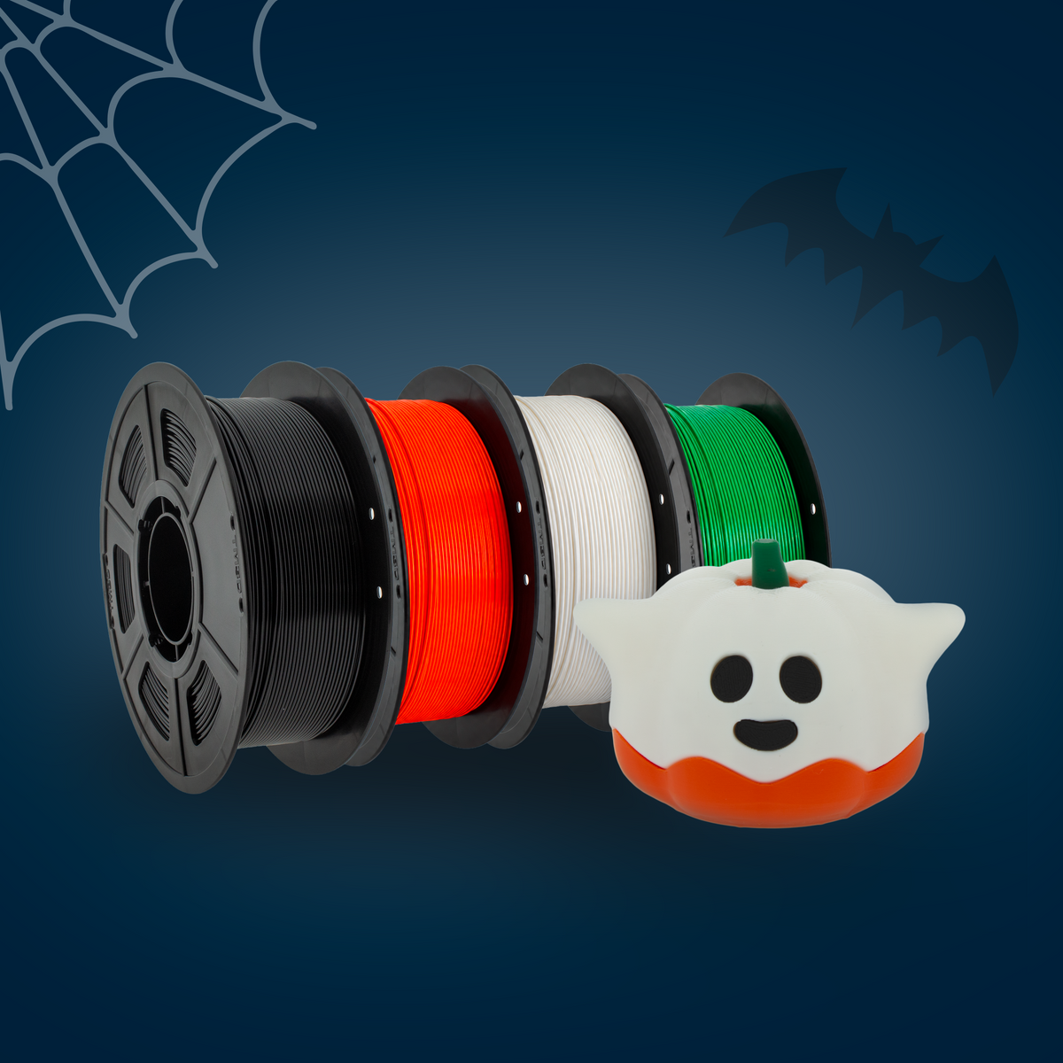 Halloween-Bündel - Orange, Schwarz, Weiß & Grün