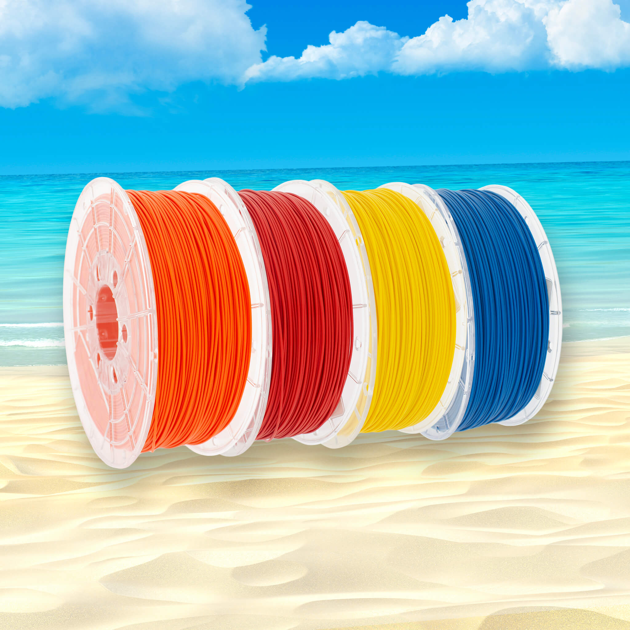 Sommerpaket - Orange, Rot, Gelb & Blau